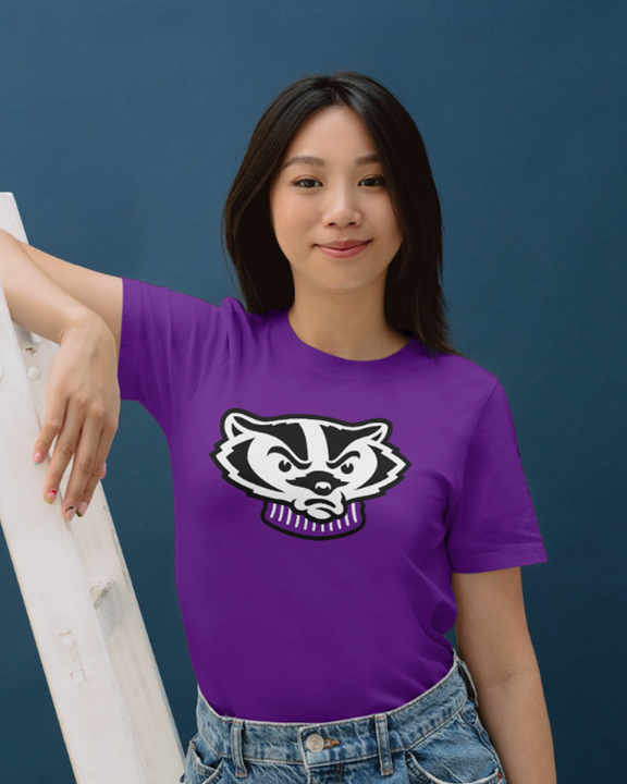 Niagara Badgers T-Shirt - Mascot (XS, White)